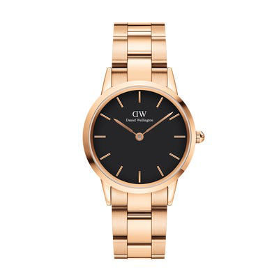 Orologio Daniel Wellington Iconic Link Rose Gold Black 32 mm | DW00100212