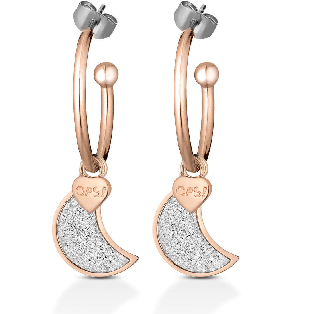 Orecchini Luna Donna Ops Objects Glitter  | OPSOR-439