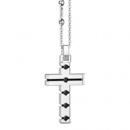Collana Uomo Croce In Argento Gioielli Zancan Insignia 925 |  ESC047