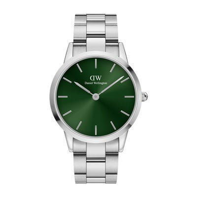 Orologio Daniel Wellington Iconic Link Emerald 40 Silver Green | DW00100427