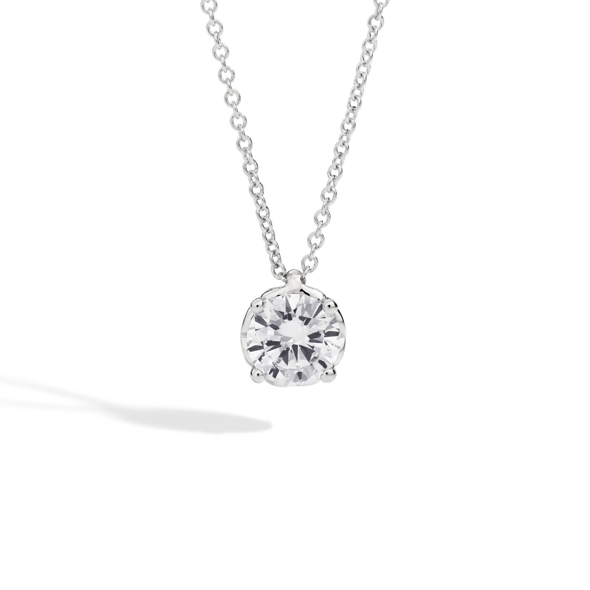 Girocollo Punto Luce In Oro Bianco E Diamante Gioielli Recarlo Anniversary | P01PX001/026-45