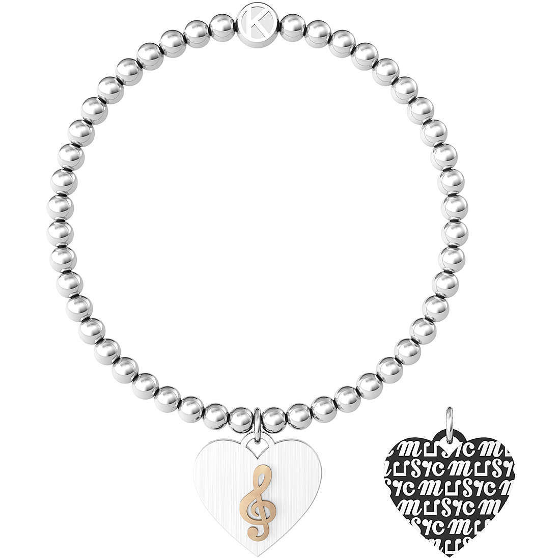 Bracciale Donna Chiave Di Violino Armonia Gioielli Kidult Free Time | 731966