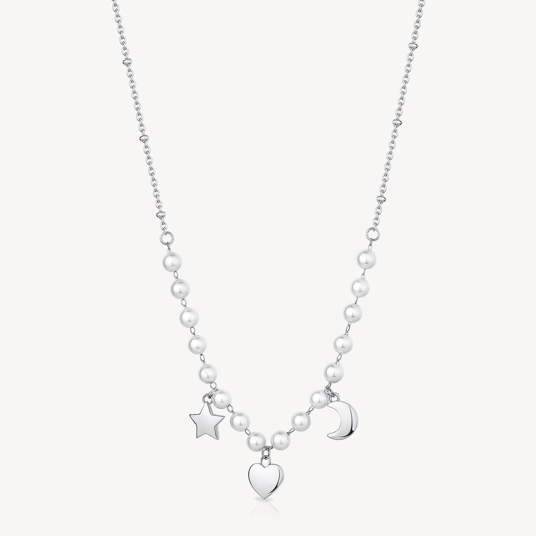 Collana Donna Luna Stella Cuore Gioielli Brosway Chant | BAH79