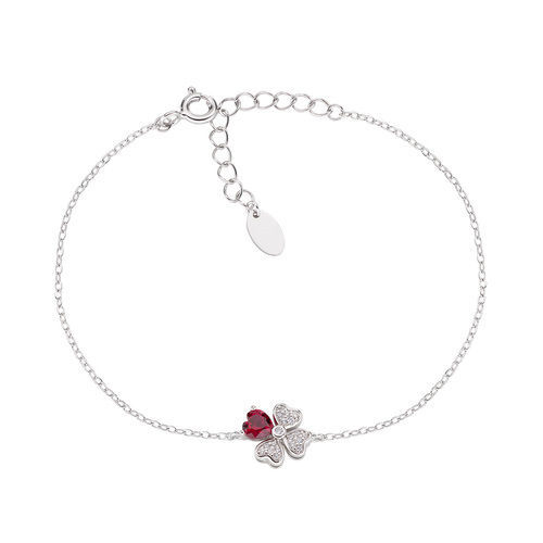 Bracciale Donna Quadricuore Gioielli Amen Quadricuore | BRQUBR