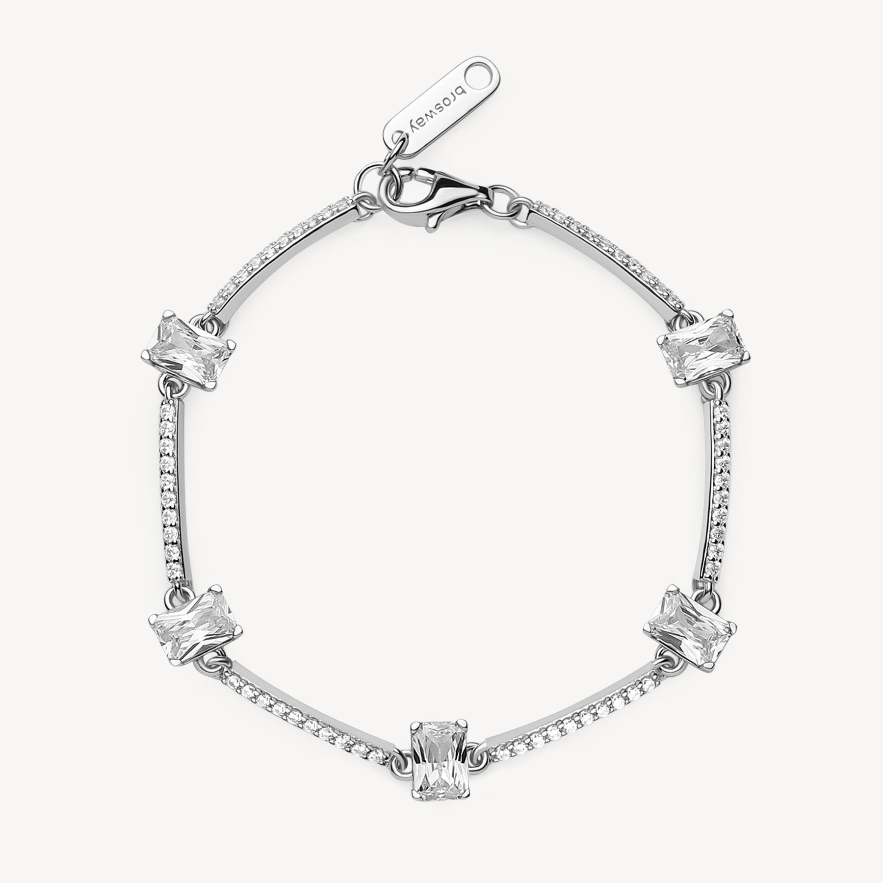 Bracciale Semirigido Con Baguette Gioielli Brosway Fancy | FIW06