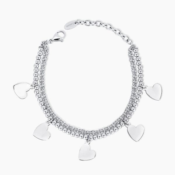 Bracciale Con Pendenti Cuore Donna Gioielli 2Jewels | 231792