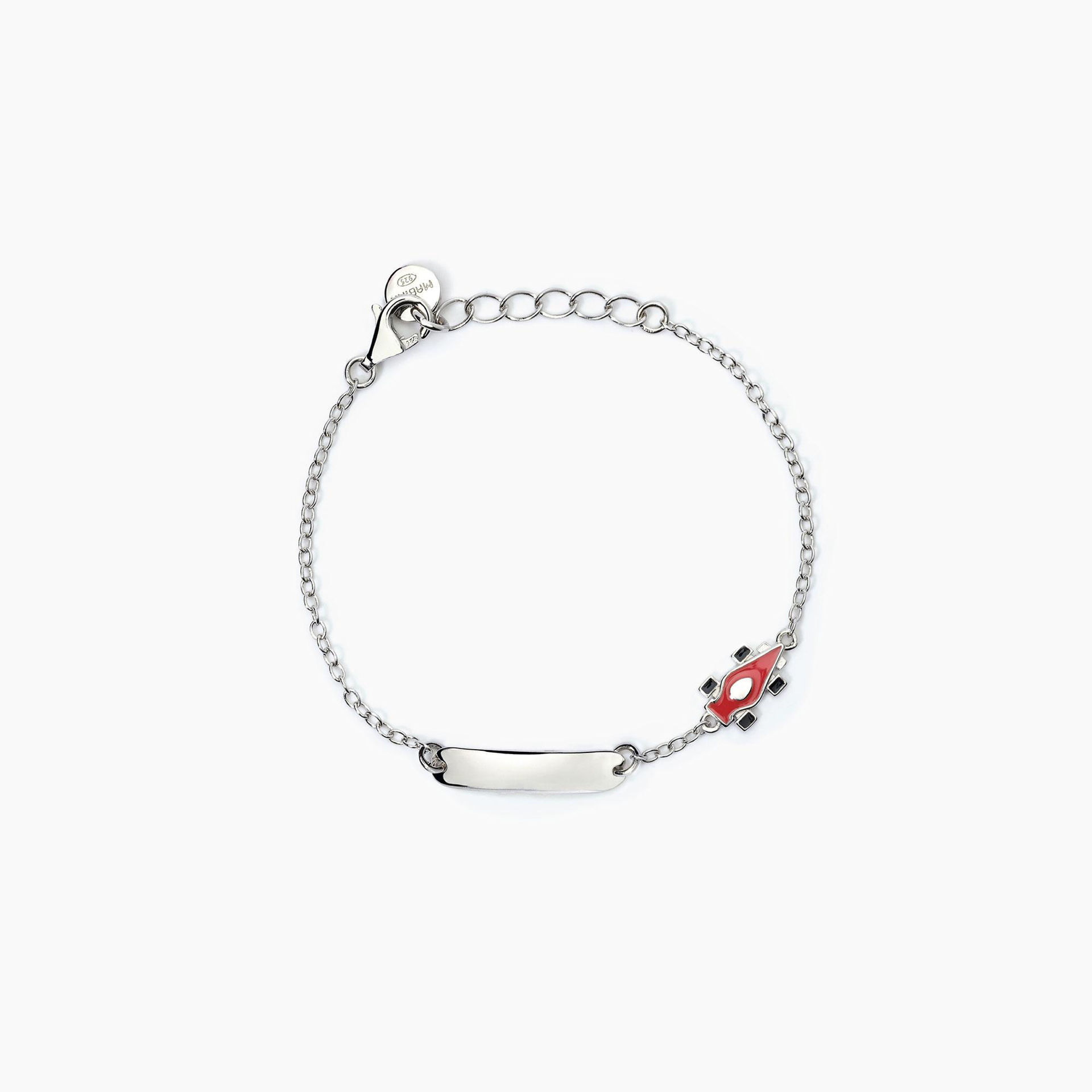 Bracciale Neonato Personalizzabile Con Macchinina Gioielli Mabina | 533792