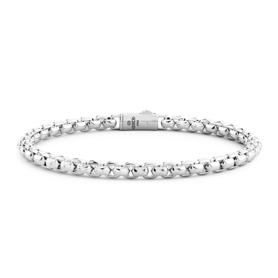 Bracciale Uomo In Argento Maglia Veneziana Quadrata Gioielli Zancan | EXB704