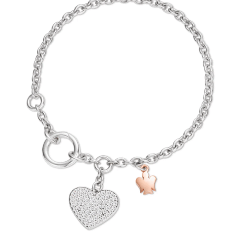 Bracciale Cuore Charm E Angelo Roberto Giannotti | GIA440