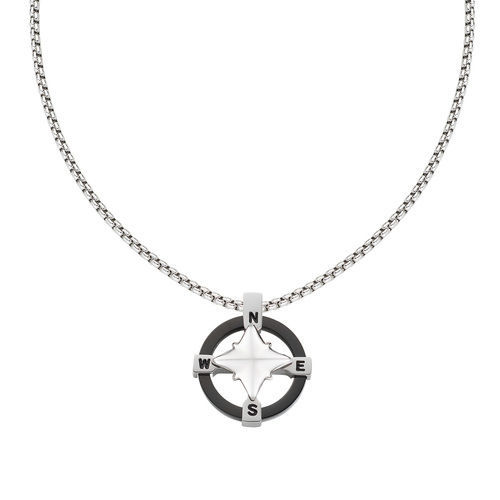 Collana Uomo Acciaio Punti Cardinali | ACCL110