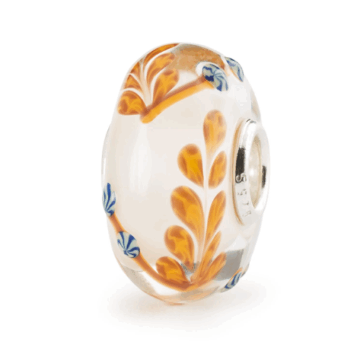 Beads In Vetro Salice Dorato Gioielli Trollbeads | TGLBE-20404