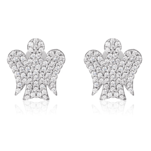Orecchini Angeli In Argento E Zirconi Roberto Giannotti | GIA286