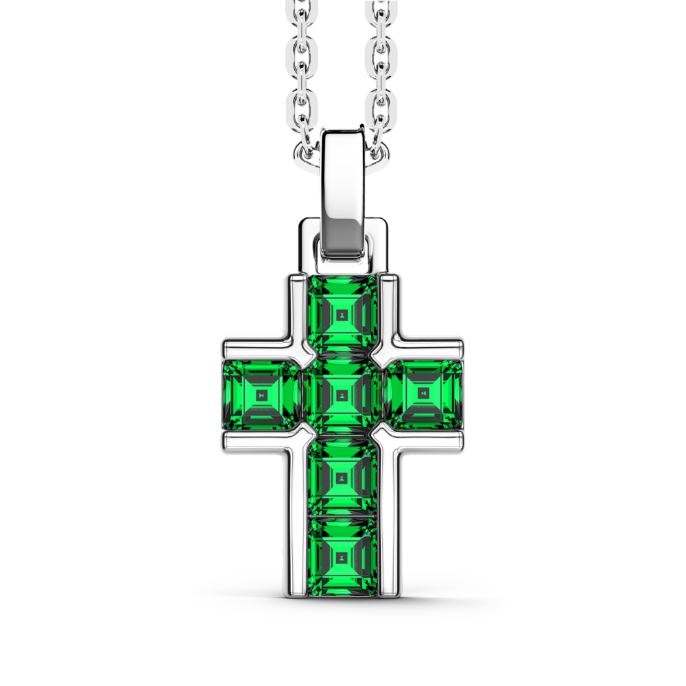 Collana Uomo Catena In Argento Con Pietre Naturali Gioielli Zancan | ESC164-VE