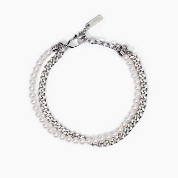 Bracciale In Acciaio Con Perle 2Jewels | 232412