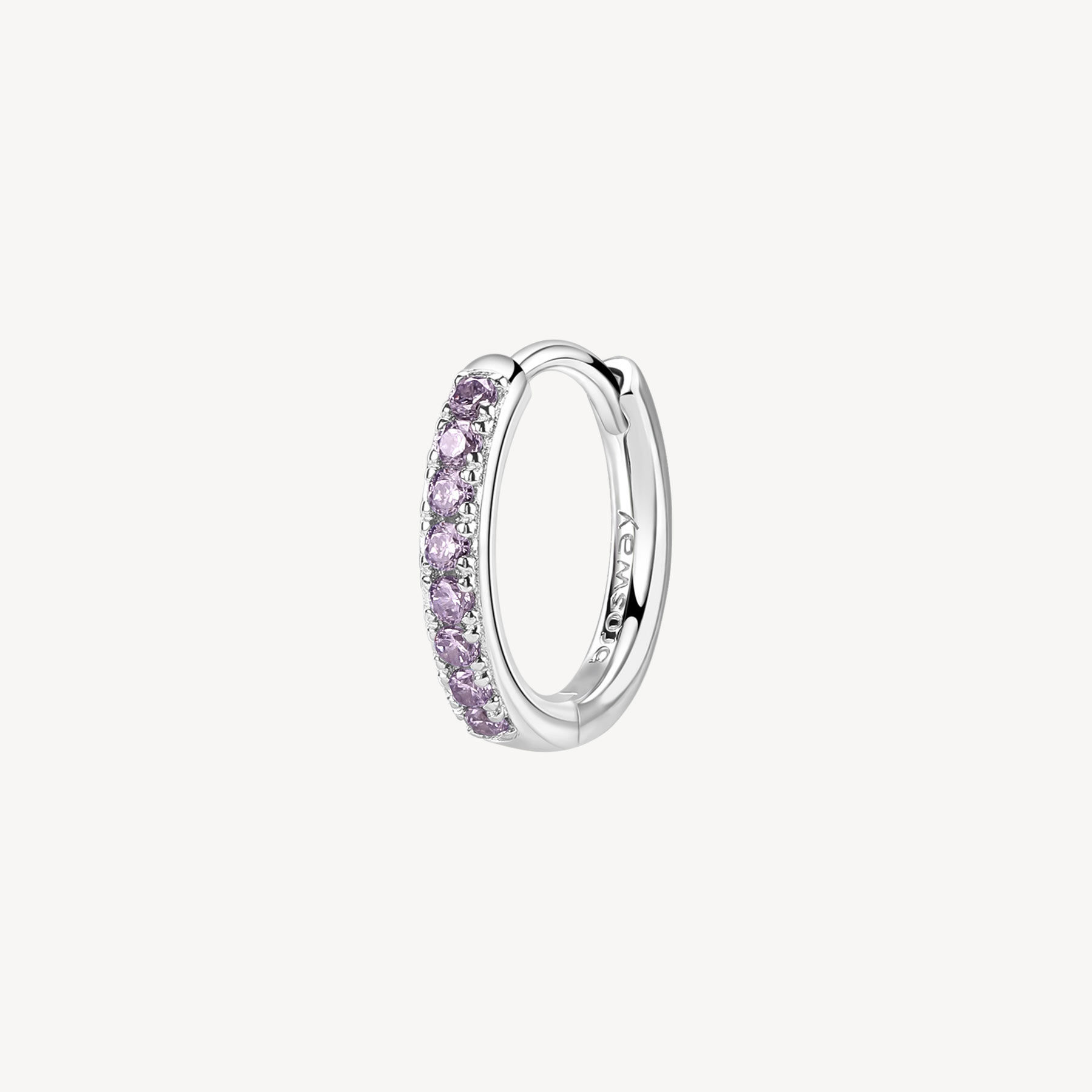 Orecchino Singolo Donna A Cerchietto Amethyst Gioielli Brosway Fancy | FMP86