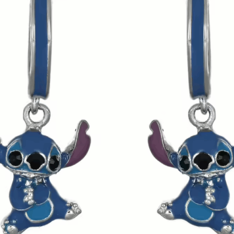 Orecchini Bambina Cerchio Con Pendente Stitch Gioielli Disney | ES00098SRHL.CS