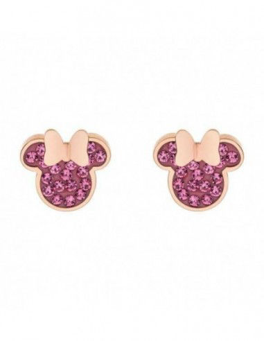 Orecchini Bambina acciaio rosa e cristallo Gioielli Disney | E600177PRPL-B.CJ