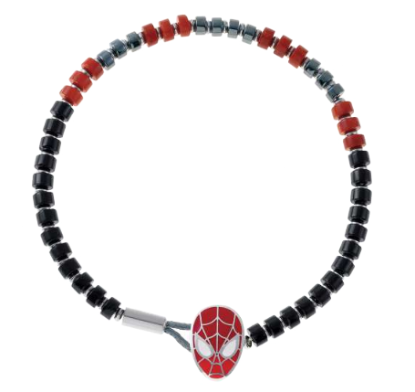 Bracciale Con Perline Spider Man Gioielli Disney |  B600629QML-8.CS