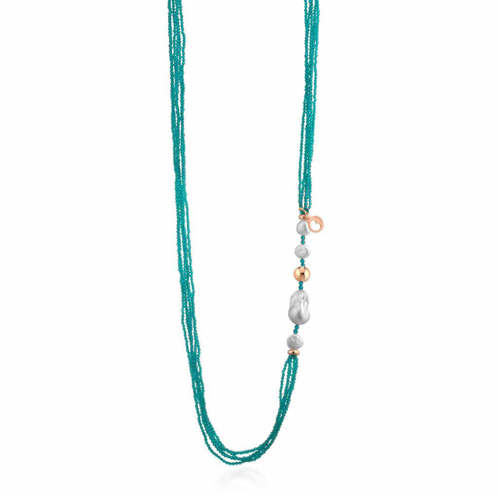 Collana Sophie Summer Con Perle Lelune Glamour | LGNK547.5