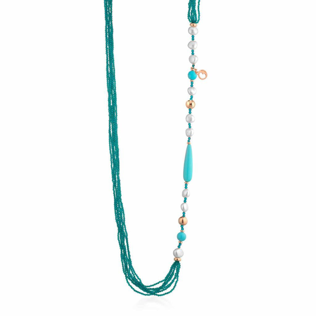 Collana Sophie Summer Con Perle Lelune Glamour | LGNK548.5
