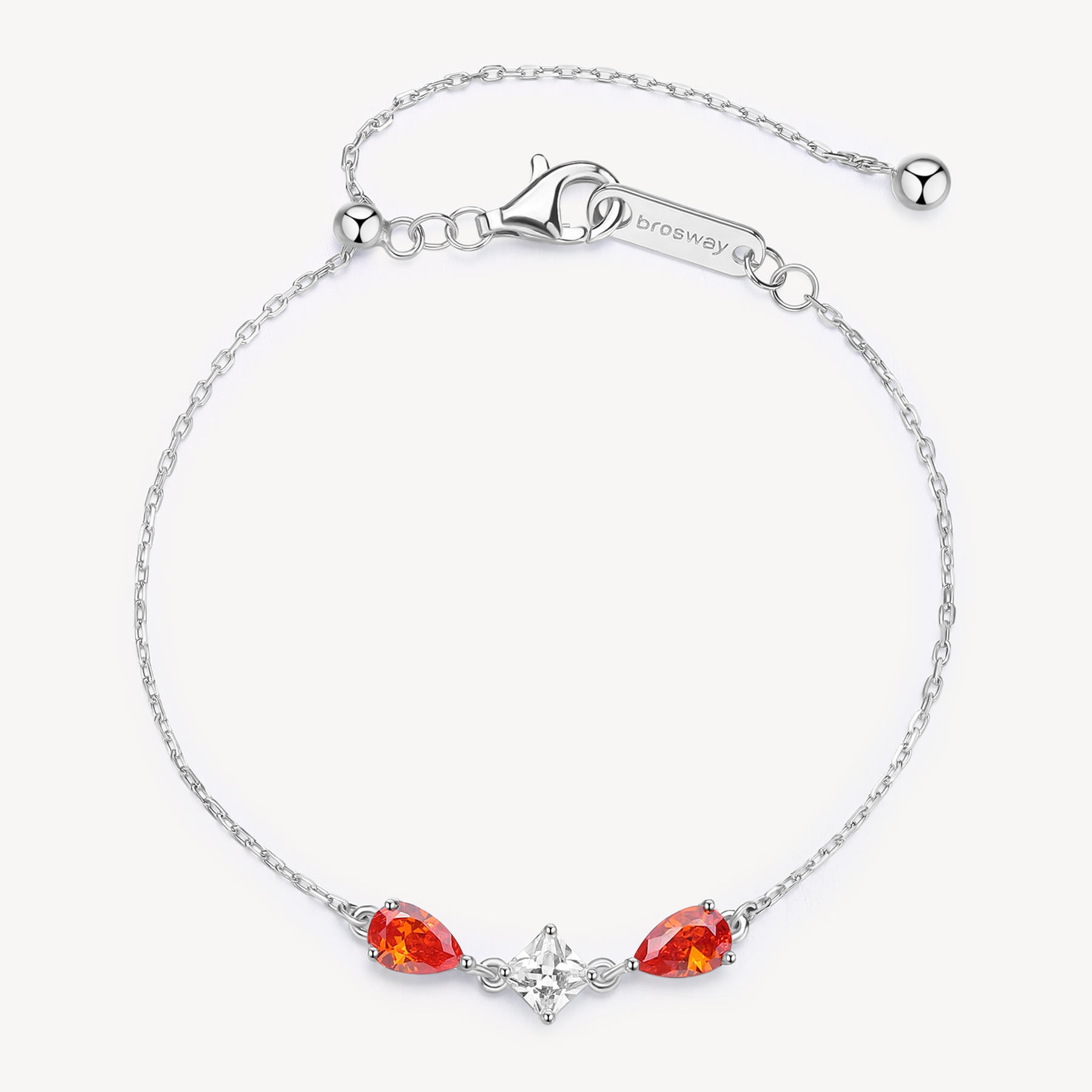 Bracciale Tiralaccio Zirconi Vitamin Orange Gioielli Brosway Fancy | FVO25