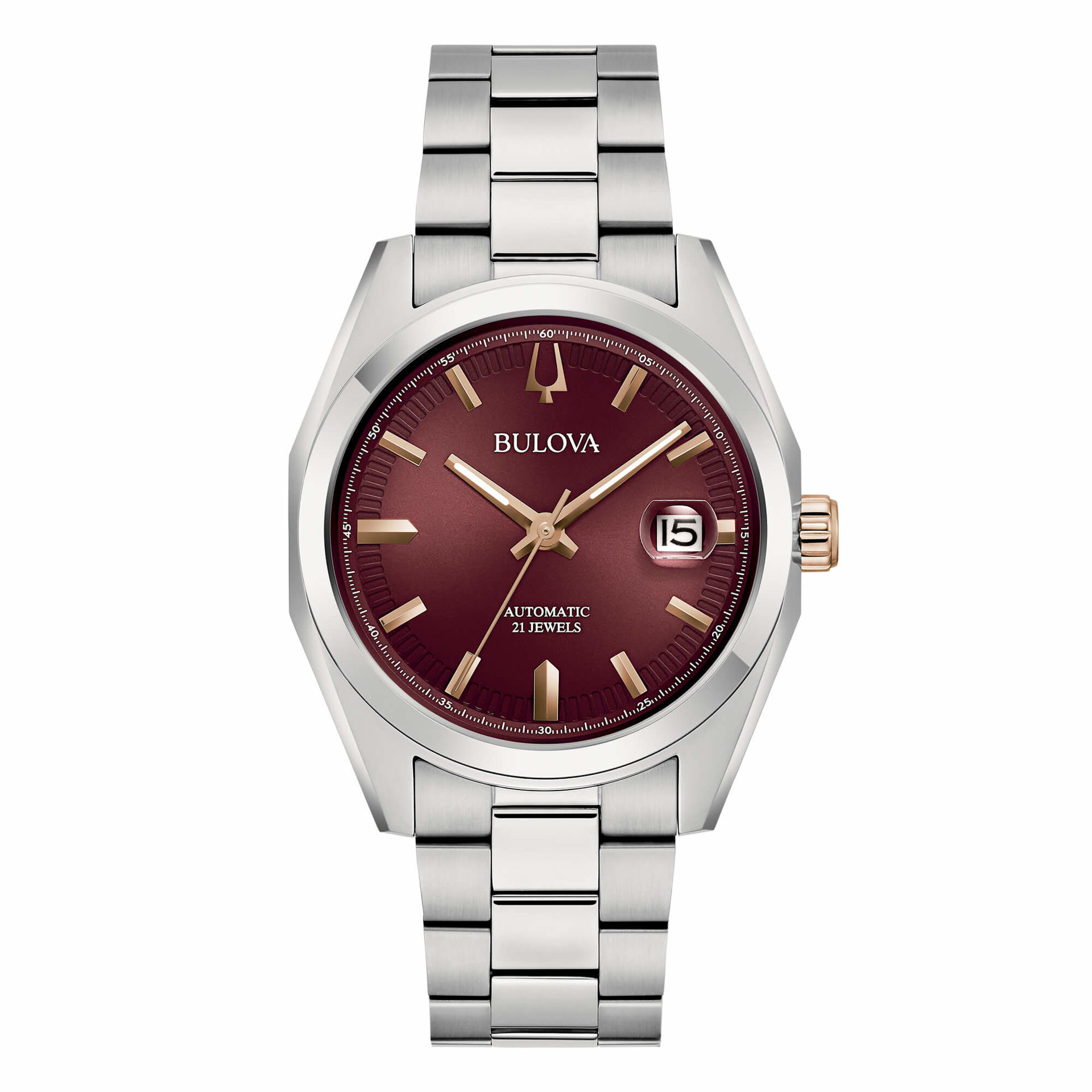 Orologio Uomo Surveyor Automatic Rosso Bulova | 98B422