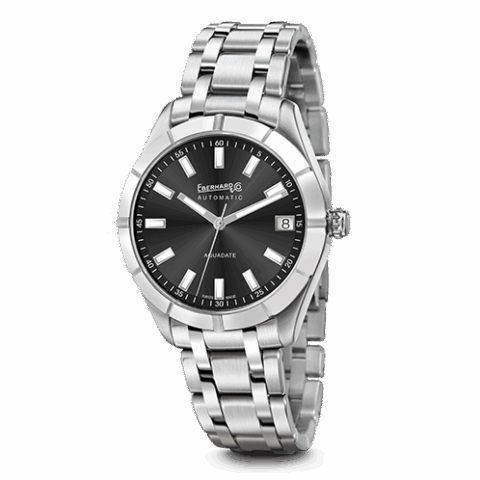 Orologio Ebherard Aquadate Grande Taille 41mm nero | 41045.10