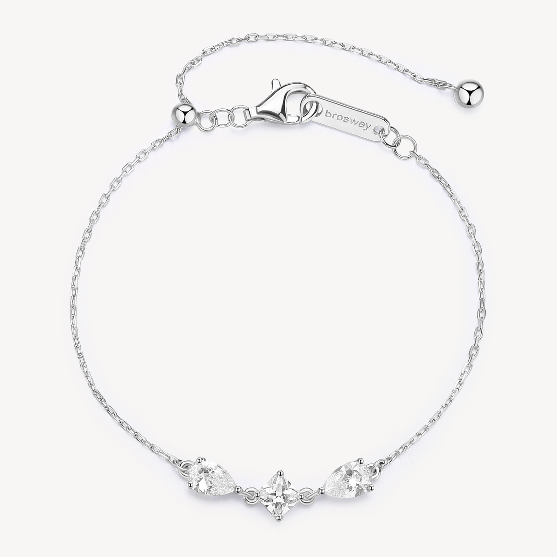 Bracciale Tiralaccio Con Zirconi Infinite White Gioielli Brosway Fancy | FIW116