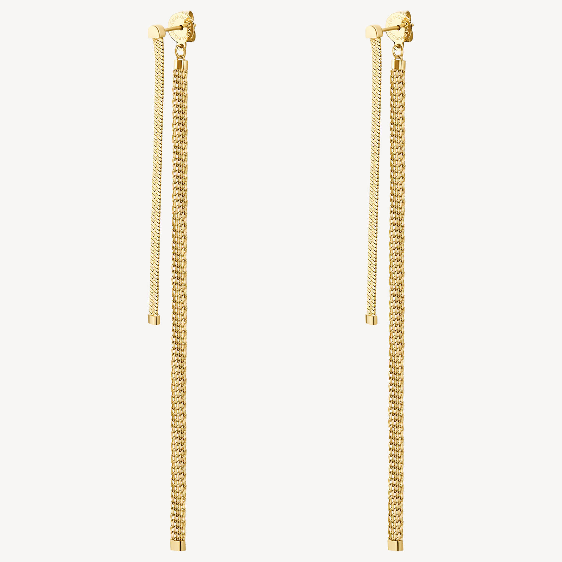 Orecchini Pendenti Lunghi Dorati Essential Brosway | BNL086