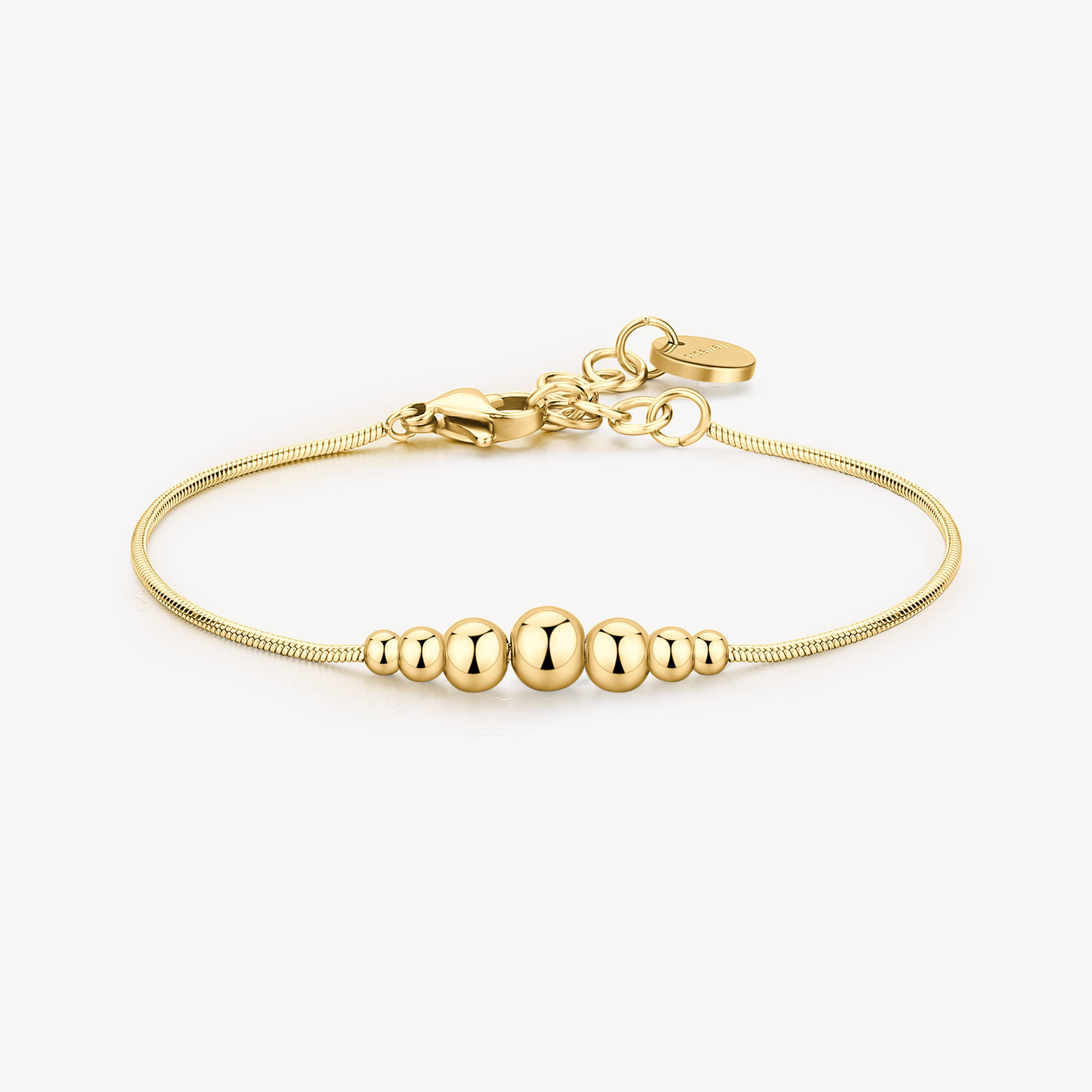 Bracciale A Sfera In Acciaio Dorato Perfect Brosway | BPC16