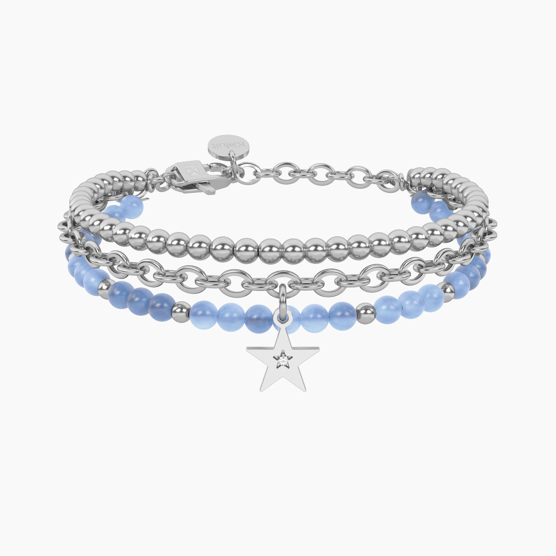 Bracciale Giada Azzurra Con Stella Gioielli Kidult | 732320
