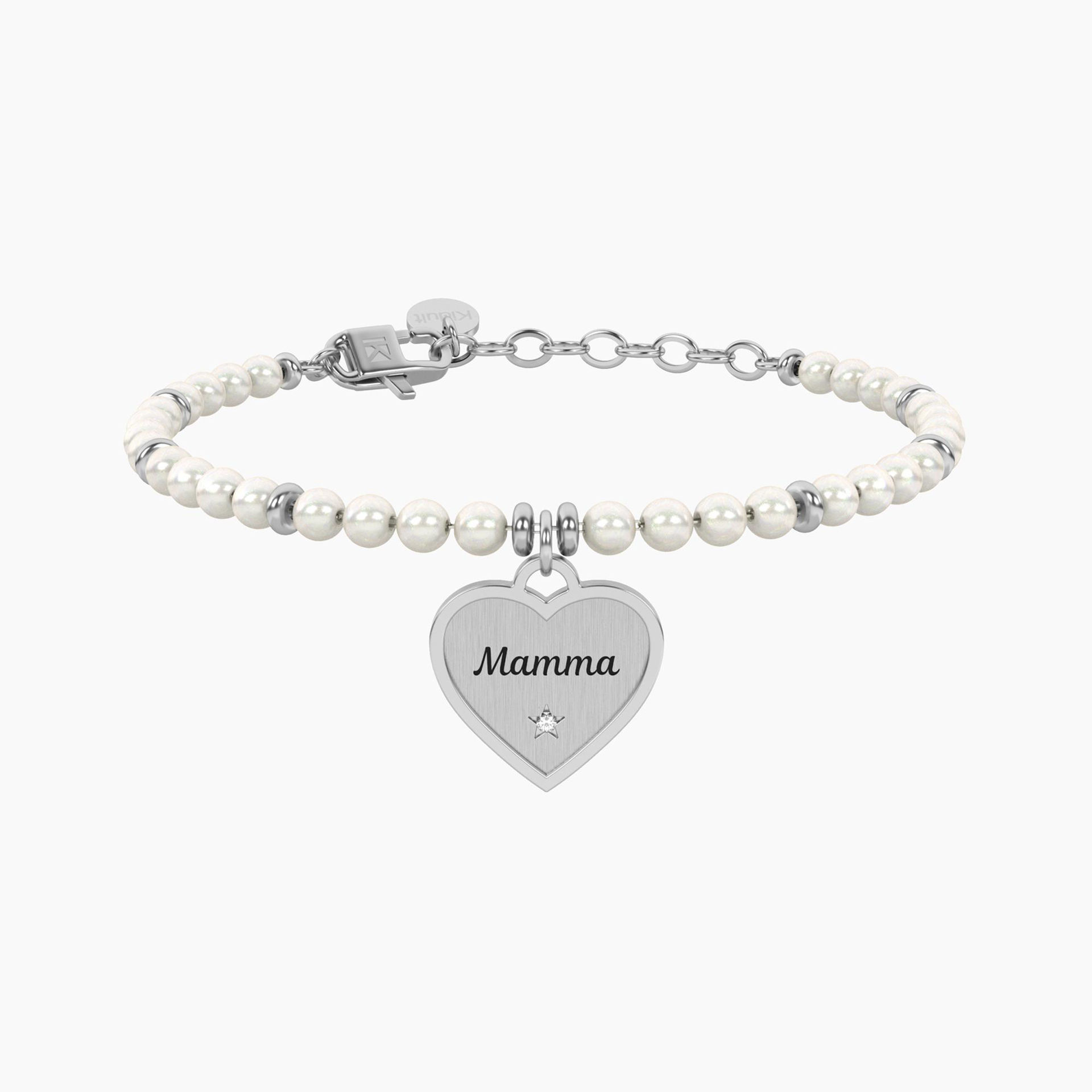 Bracciale Perle Con Ciondolo Cuore Per Mamma Gioielli Kidult | 732340