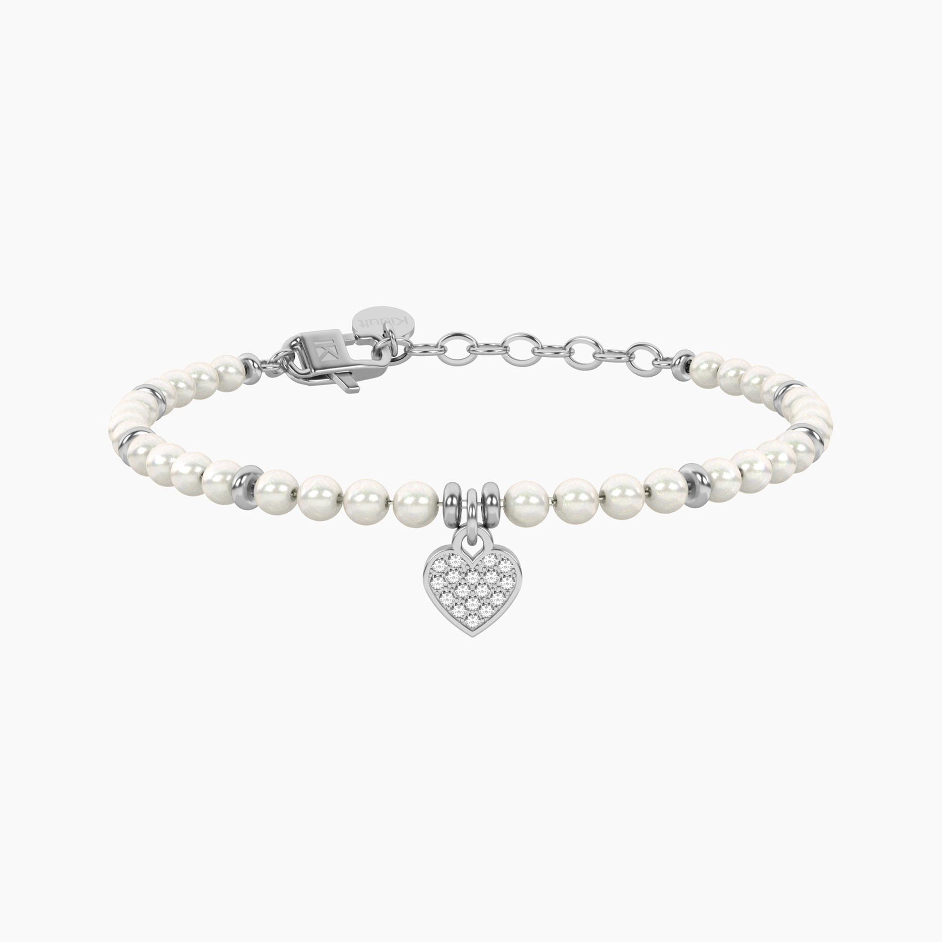 Bracciale Con Perle E Cuore Gioielli Kidult | 732334