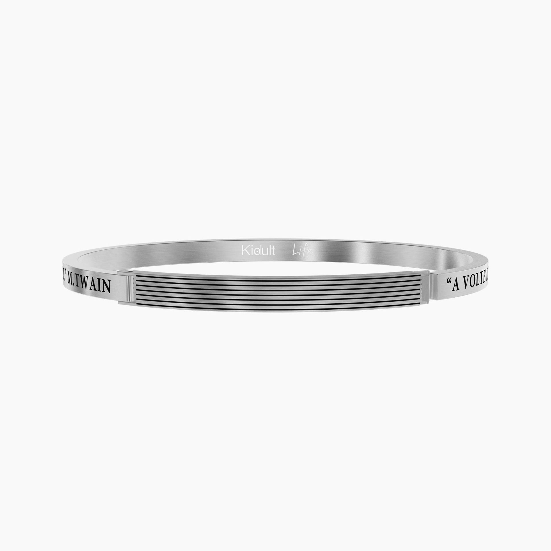 Bracciale Uomo Con Frase Twain Gioielli Kidult | 732114L