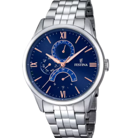 Orologio Uomo Retro Blu Festina | F16822/3