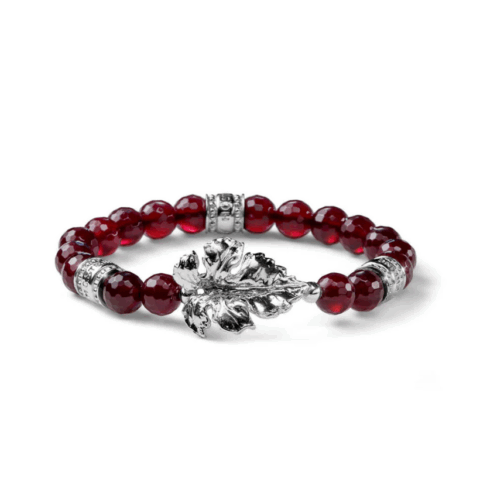 Bracciale Donna Vitis In Argento E Agata Rubino Mariacristinasterling | G2403