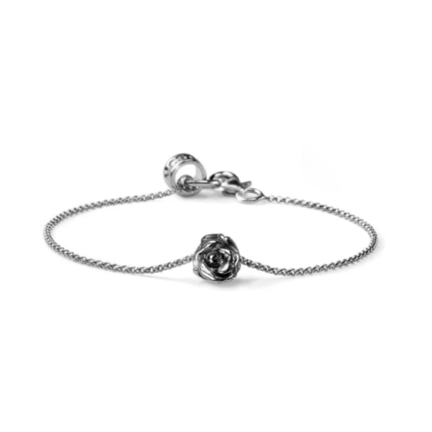 Bracciale Donna Collezione Rose In Argento Charm Rosa Mariacristinasterling | G2967