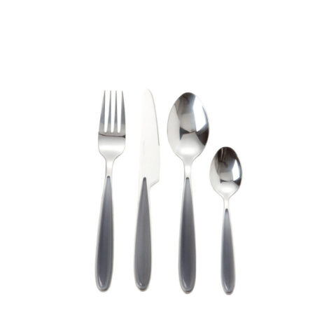 Set Posate Grey Pearl 16 Pezzi In Acciaio Inox Lucido Brandani | 54289