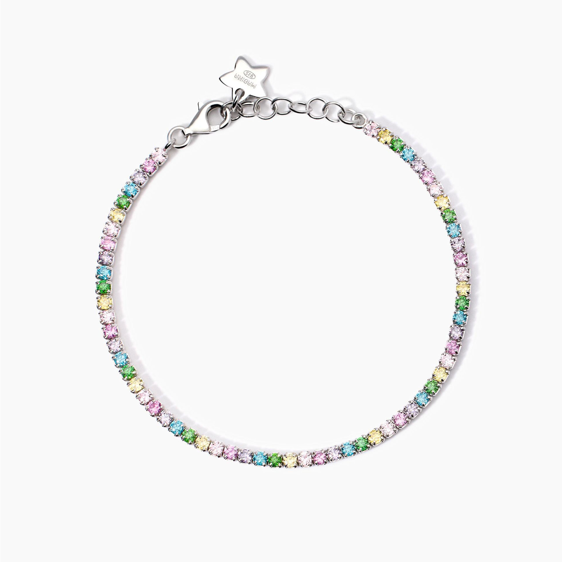 Bracciale Bambina Con Zirconi Colorati Gioielli Mabina | 533936