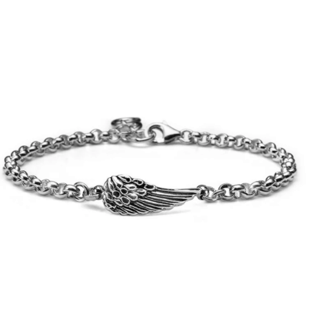 Bracciale Uomo Nike Catena Argento Charm Ala Mariacristinasterling | G2327