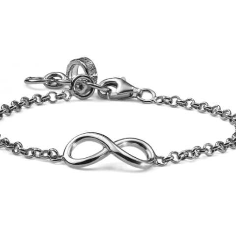 Bracciale Bimbo Infinity Life Argento Sottile Mariacristinasterling | G4801