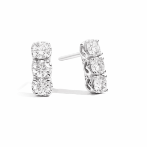 Orecchini In Oro Bianco Anniversary Recarlo |  E01TY733/015