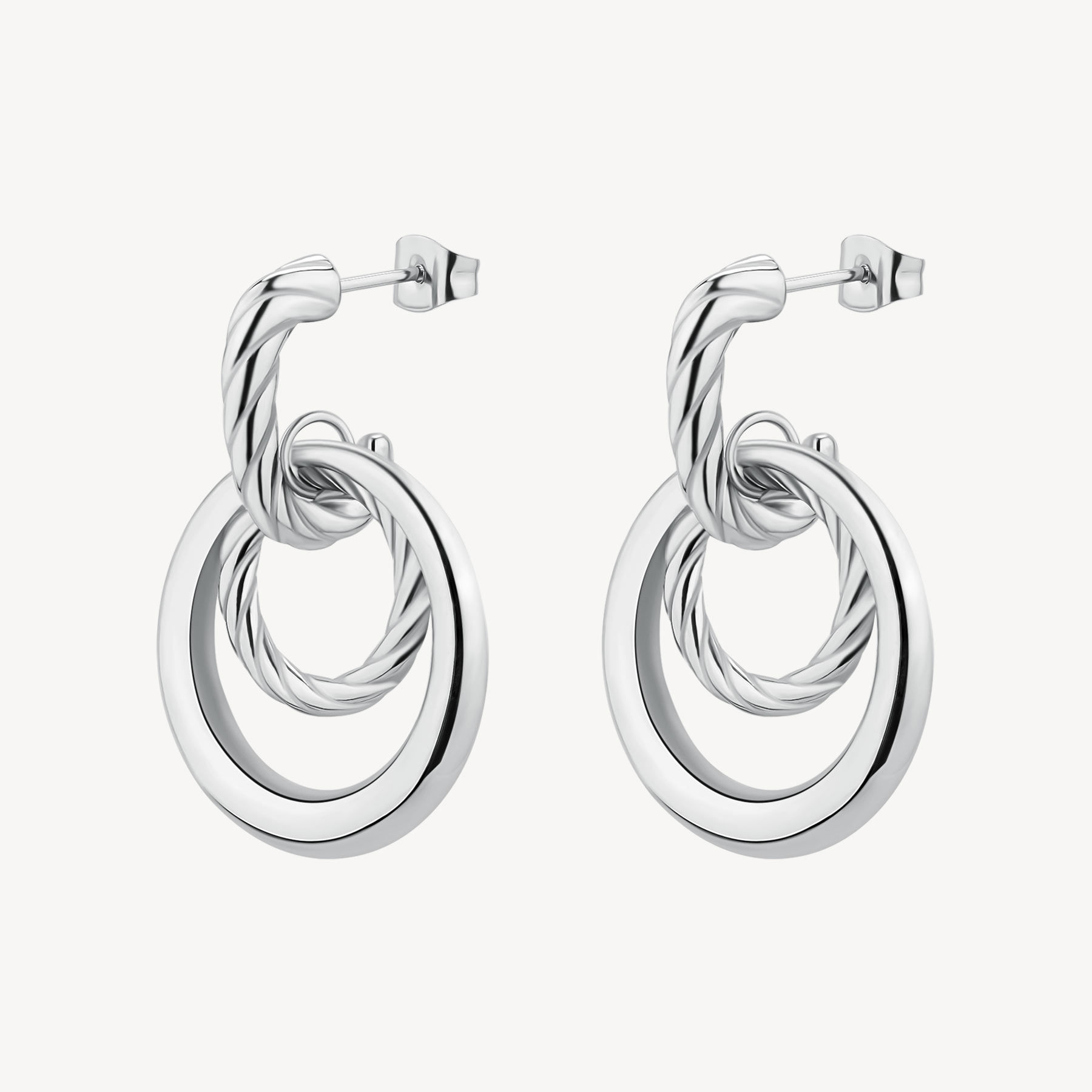 Orecchini Amy Con Pendenti Cerchi Gioielli Brosway | BAY28