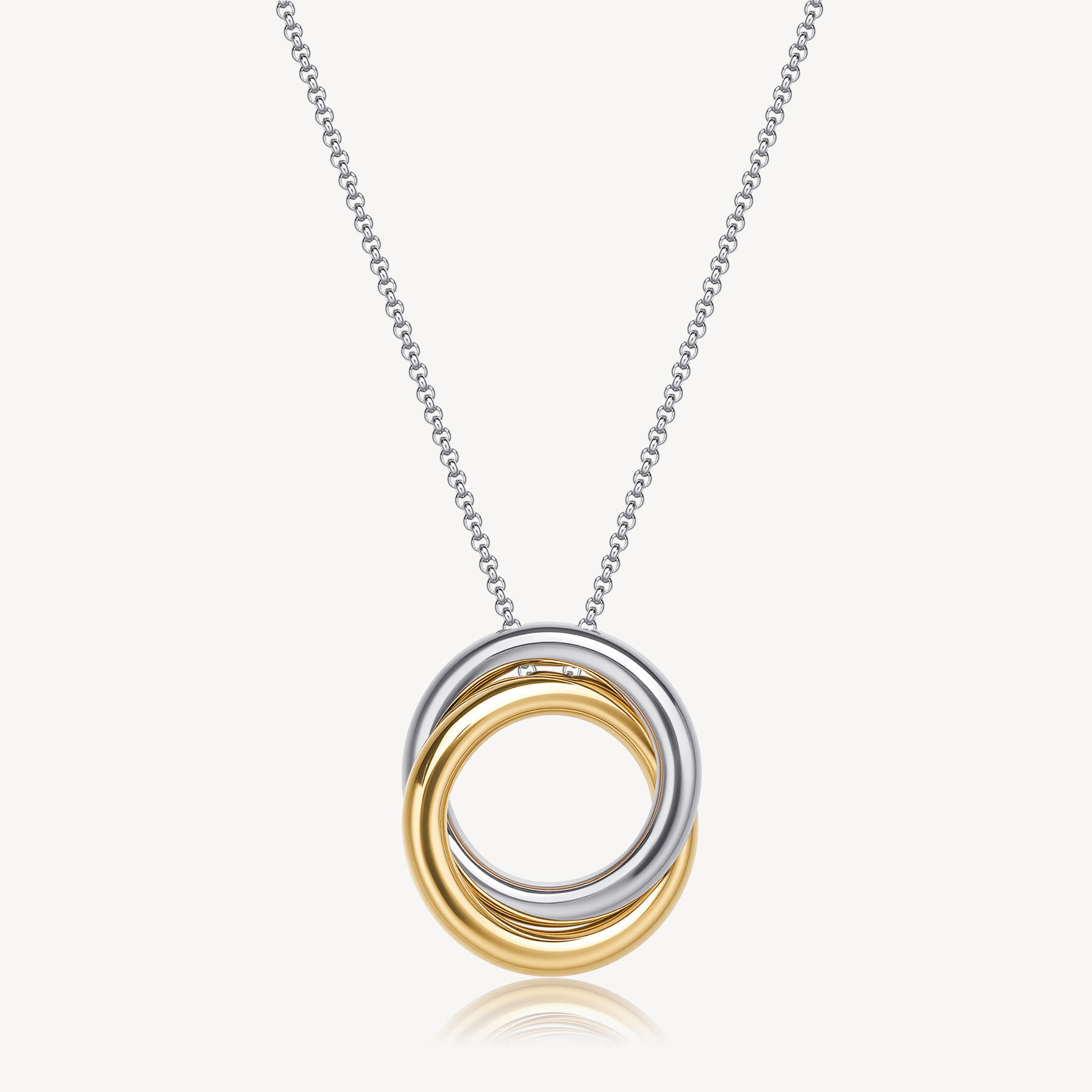 Collana Aura Con Pendente Cerchi Incrociati Brosway | BAU01