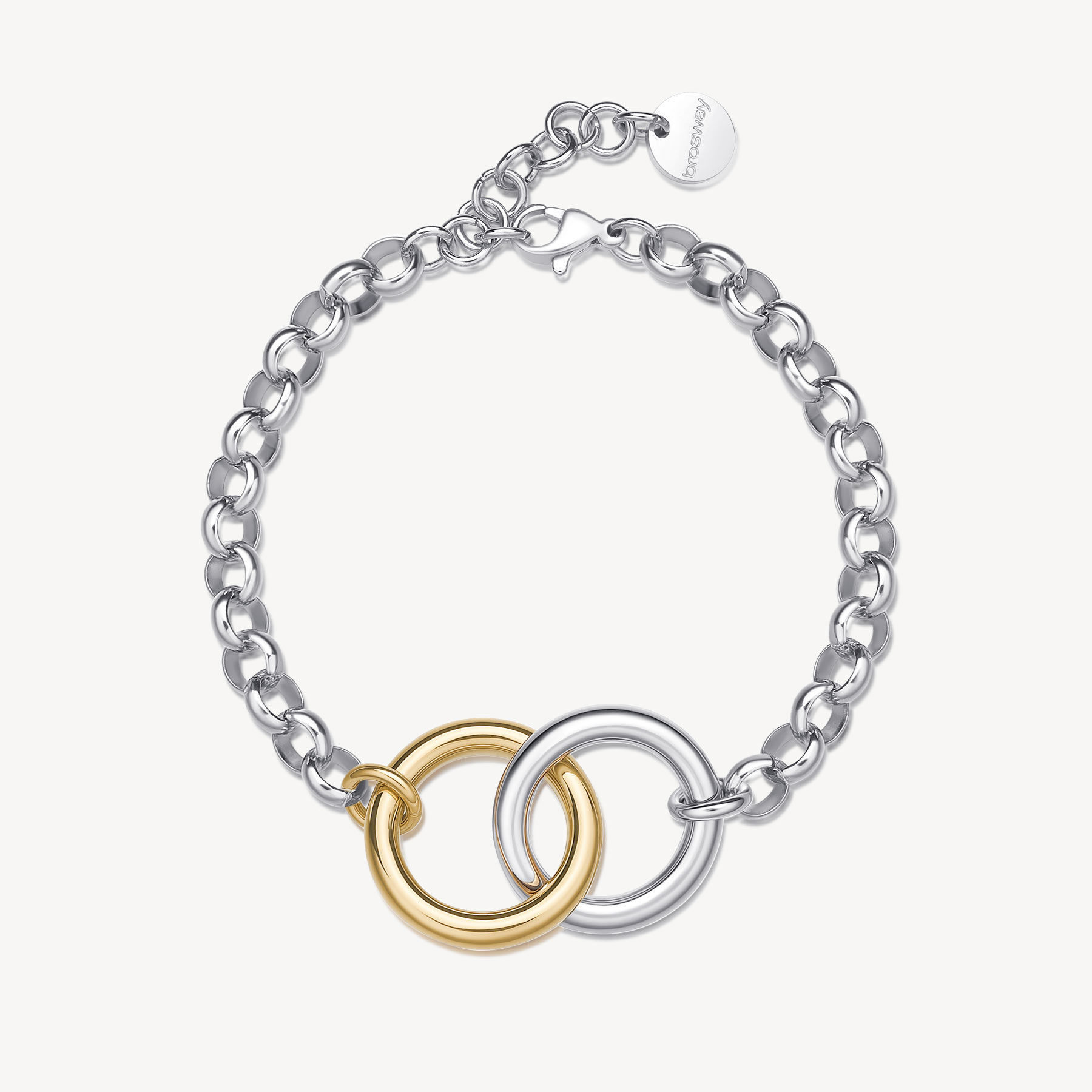 Bracciale Donna Aura Dettaglio Cerchi Incrociati Brosway | BAU11