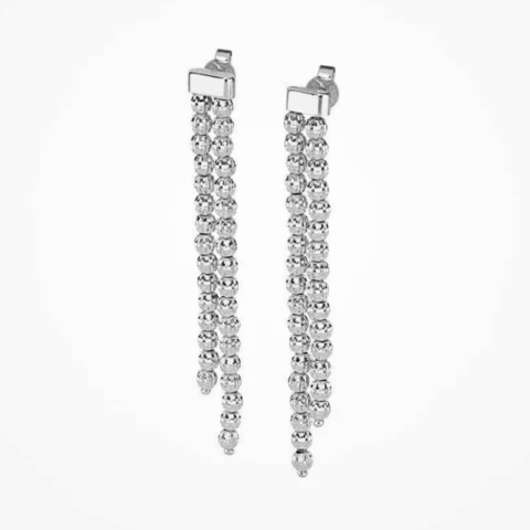 Orecchini Crystal Drop Doppio Filo Desmos | 00002106