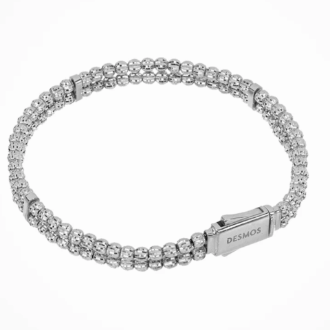 Bracciale Crystal Due File Desmos | 00002097
