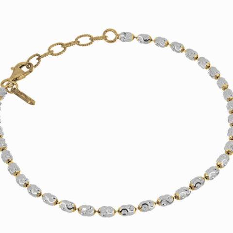Bracciale Rice Placcato Oro E Rodio Desmos | 00001223