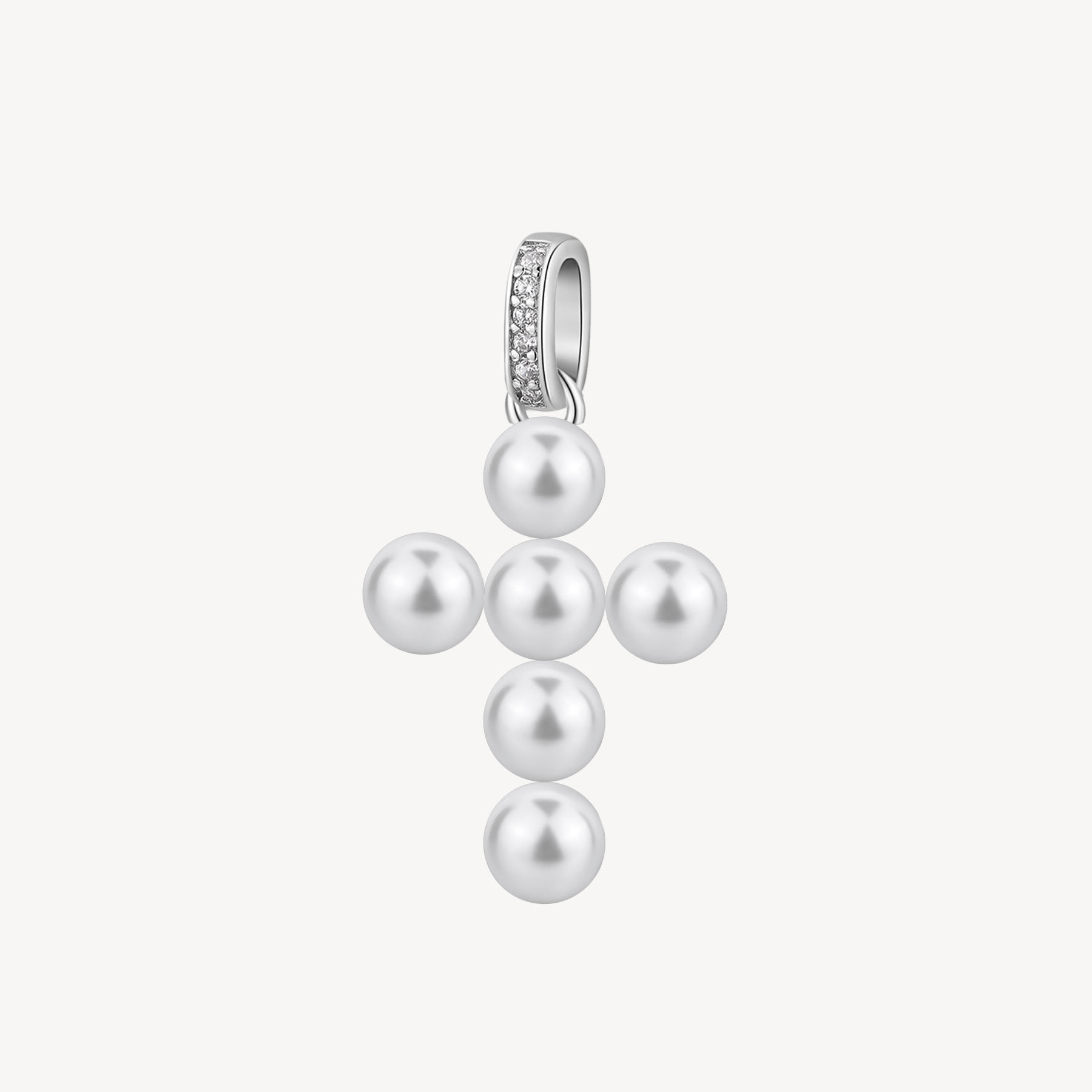 Charm Croce Con Perle Infinite White Gioielli Brosway Fancy | FIW134