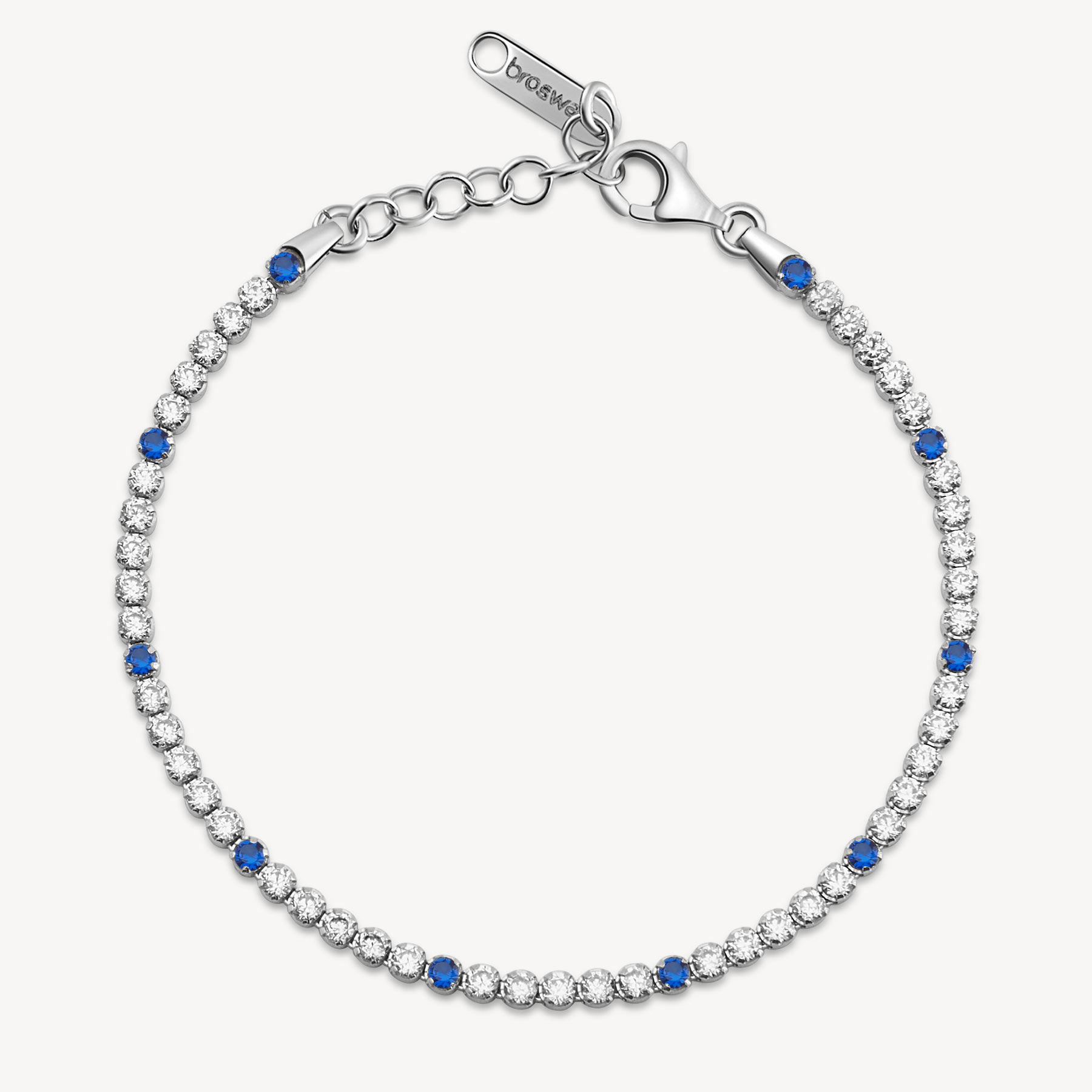 Bracciale Con Zirconi Bianchi E Freedom Blue Gioielli Brosway Fancy | FFB118